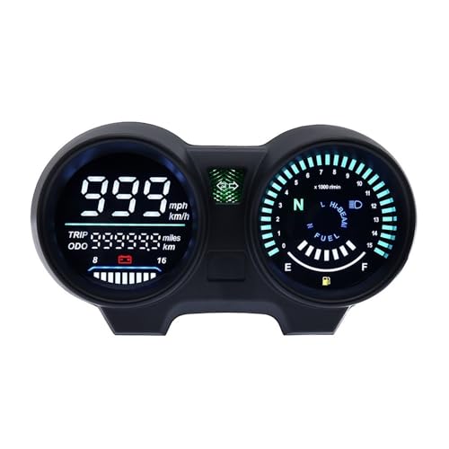 �f�W�^�����[�^�[ �I�[�g�o�C�X�s�[�h���[�^�[ �_�b�V���{�[�h �f�W�^���p�l���p CG125 2000-2008 �t�@�� 125 �^�C�^�� 2013 ���s�����v�\��