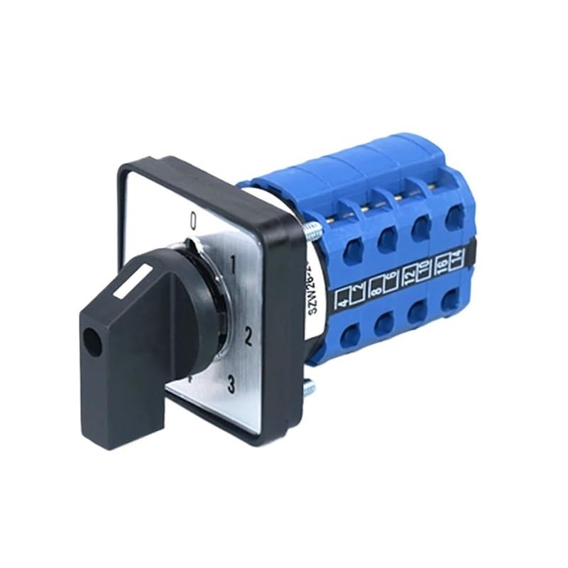 Commutateur rotatif à cames SZW26 inverseur 4 pôles 20A pour circuit électrique