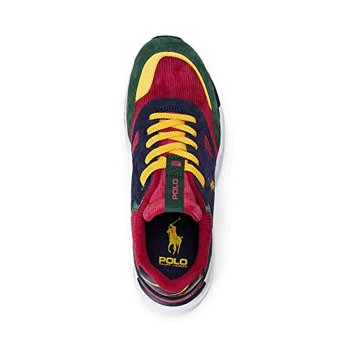 Image of POLO RALPH LAUREN Suede Leather Mesh-Polo Jgr Pp-Sneakers-Low Top Lace