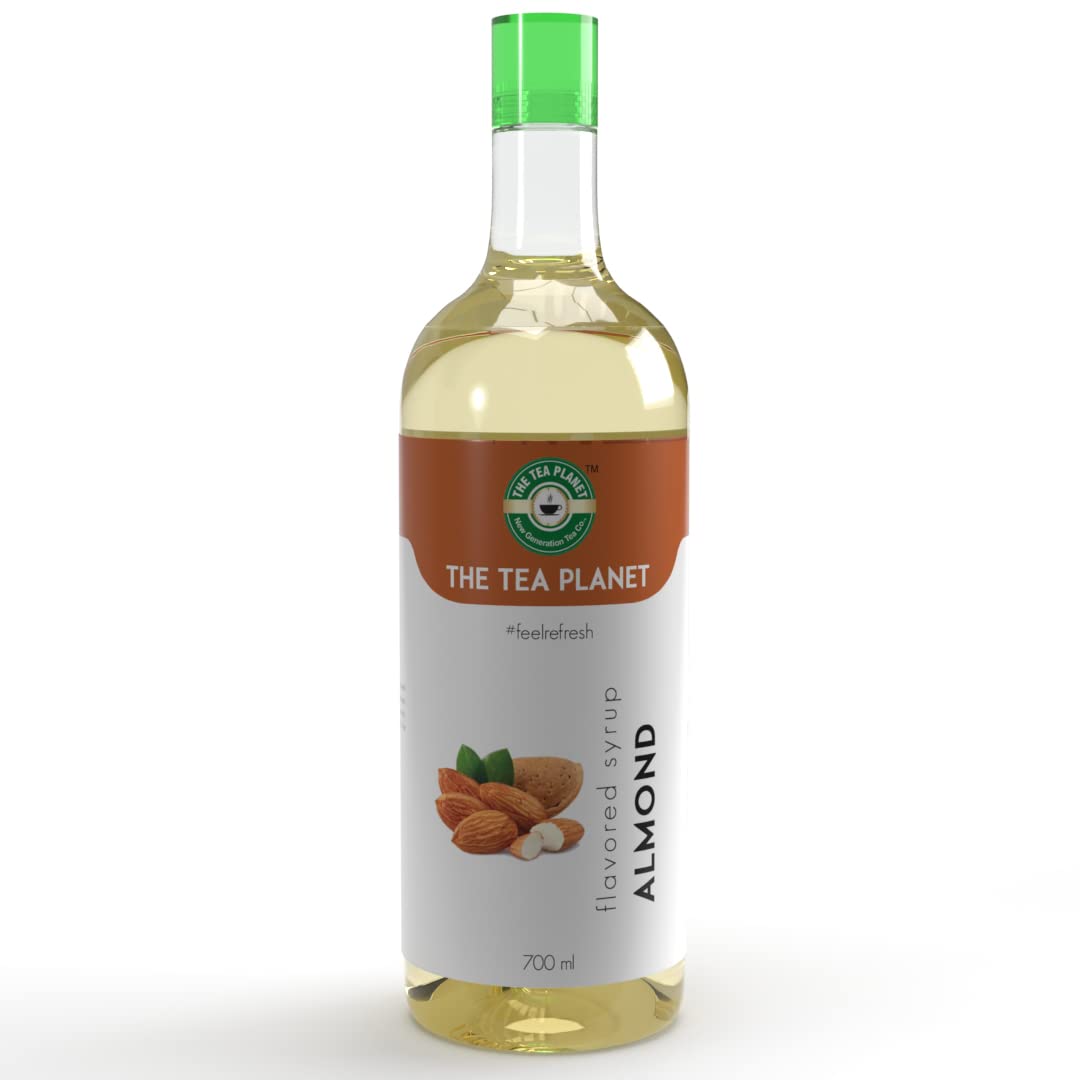 The Tea Planet Almond Flavoured Syrup mix for Coffee, Tea, Milkshakes, Ice creams and Speciality Cocktails - 700ml (B09CTYQG8R) Amazon Price History, Amazon Price Tracker