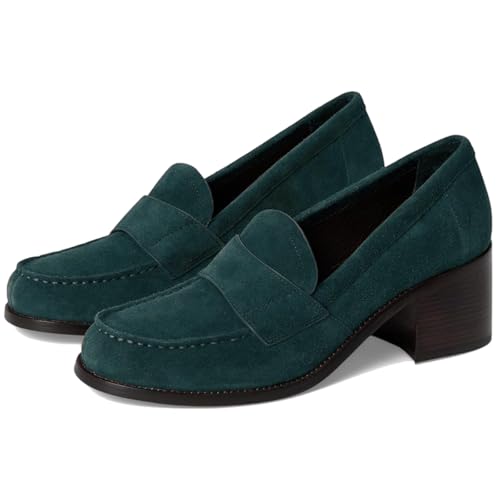 Image of SHODENSE Women Vintage Chunky Heel Loafers Pumps Platform Round Closed Toe Oxford Shoes Burnished Patent Matte Suede Slip On Dress Loafer Block Stacked Heels Office Formal Work Business 4-11 M US