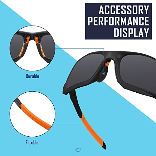 Image of SAUCER Replacement Earsocks Temple Sleeve for Oakley Jawbone Racing Jacket Sunglass