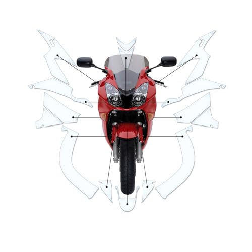 Film protection peinture PPF moto TPU mat Honda VFR800 Interceptor