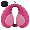 INFANZIA Kids Chin Supporting Travel Neck Pillow, Helps Support Head and Neck, Comfortably Designed for Head, Neck, and Chin Support - Gifts for Toddler/Child/Kids, Pink