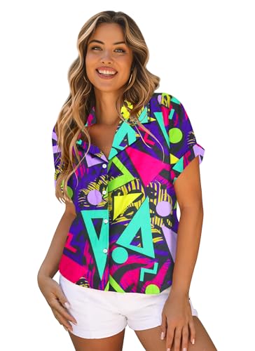 Chemise hawaïenne d'été pour femme tiorhooe idéale pour vos soirées de vacances