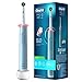 Oral-B Pro 3-3000 Spazzolino Elettrico 3 Modalità di spazzolamento, Sensore di Pressione, Azione Sbiancante 1 Testina, Confezione Compatta e Pratica, Idea Regalo, Blue