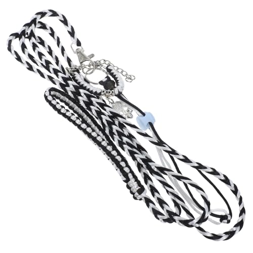 Yardwe Adjustable Small Animal Harness Squirrel Traction Rope Guinea Pig Harness Hamster Leash