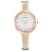 Produktbild Swarovski Crystalline Delight Uhr, Edelstahl Damenuhr mit Rosévergoldetem Gehäuse, Silberfarbenem Zifferblatt, Swarovski Kristallen und Metallarmband
