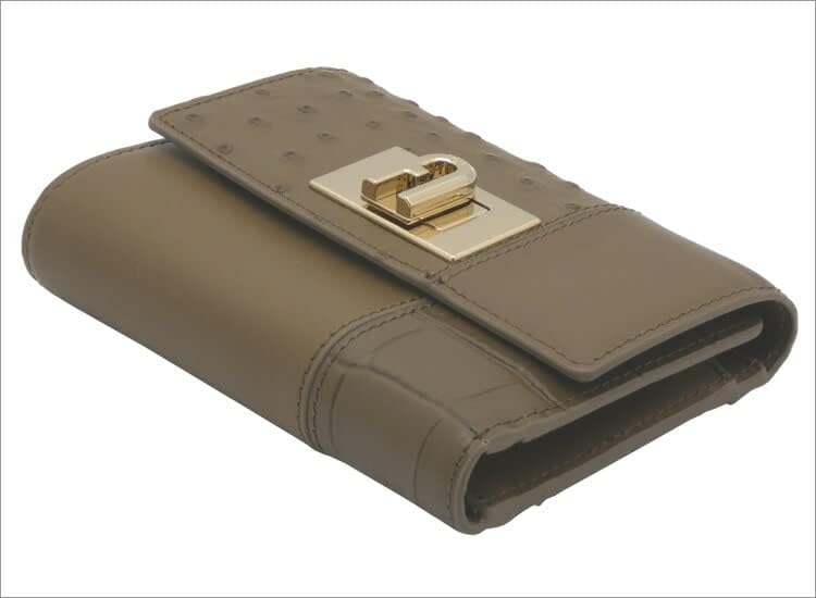 [フルラ] 1927 三つ折ウォレット M FANGO カーキブラウン系 PCW4ACO_AX0358_1007_FAN00 192