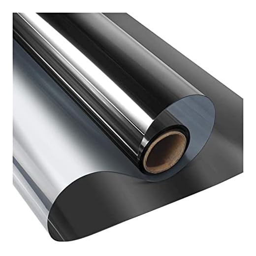 Envägs Fönsterfilm Glas Frostad Film Hushåll Självhäftande Reflekterande Integritet Fönster Ton Termisk Kontroll Solfilm (Color : Black, Size : 90x500 cm)
