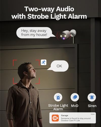 Outdoor Security Camera System with NVR