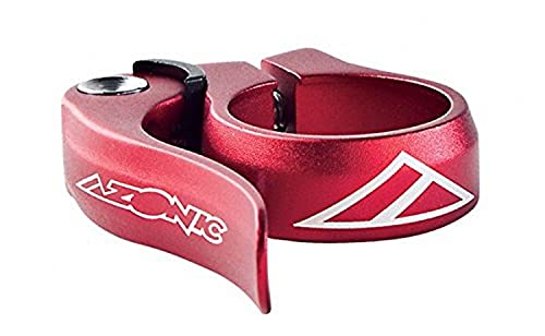 AZONIC Quick Release Seat Post Clamp, Red, 31.8mm