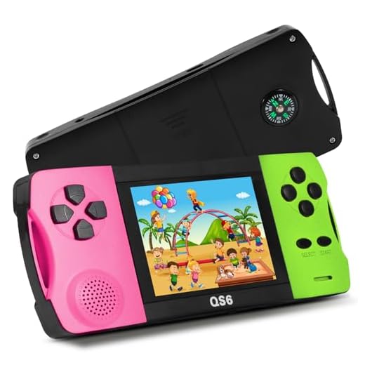 Portable Handheld Game Console for Kids, Retro Handheld Games with 138 Classic Games, 3.2'' Screen Plug & Play TV Video Game Player, Rechargeable, Birthday for Girls Boys Ages 3–12