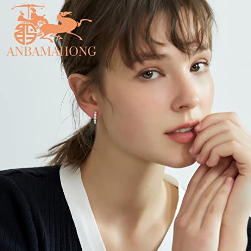 Moissanite Hoop Earrings 925 Sterling Silver Huggie Hoops for Men Women Jewelry Gifts3