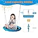 Children's Swing, Outdoor Toy Facilities, Metal Swing Frame with Flying Saucer, Outdoor Playground Children's Metal Swing Set Outdoor Amusement Equipment