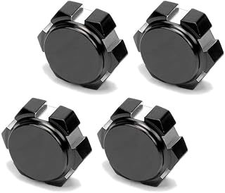 C32064BLACK Alloy Machined 17mm Hex Wheel Nuts for Arrma Kraton 6S, Outcast, Senton & Mojave