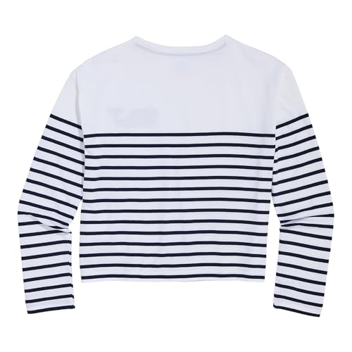 vineyard vines Girls' Long Sleeve Boxy Whale Patch Tee2