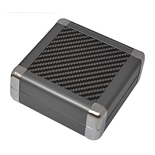 Caja exhibidora de aluminio gris para moneda miniatura 2