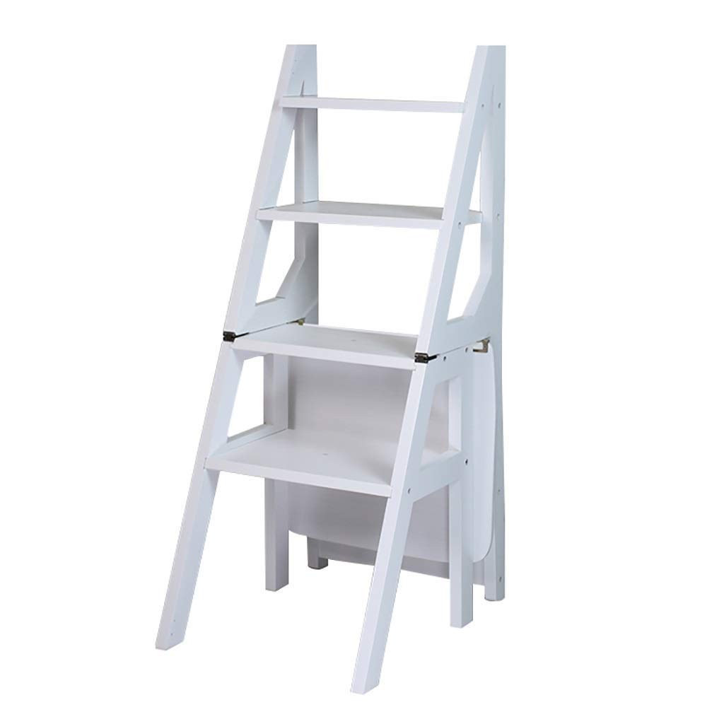 Estante para flores y taburete de escalera plegable para solucionar la falta de espacio