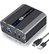 Capture Card,AMANKA 4K HDMI-Aufnahmekarte mit Loop-Out USB 2.0 HD 1080P 60FPS Game Video Capture ...