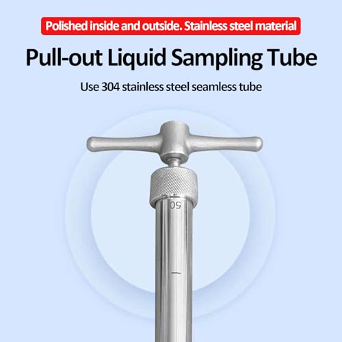 Échantillonneur de Liquide en Acier Inoxydable pour Laboratoire et Usage Industriel, Outil de Mesure de précision pour la Recherche Scientifique