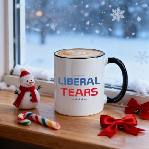 Taza de café Liberal Tears cerámica 11 oz miniatura 3