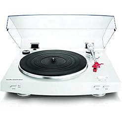 Record Players Music Box Audio at-LP3 WH Fully Automatic Belt-Drive Stereo Turntable with 2-Speed Turntable and D… - Les Beatles, Paul McCartney, John Lennon, RIngo Starr, George Harrison
