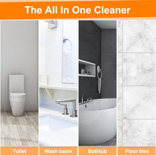 Image of Pumice Stone Toilet Bowl Cleaner with Extra Long Handle Pumice Stone for Toilet Cleaning, Remove Limescale, Hard Water Rings, Calcium Buildup, 2 Pack (2)