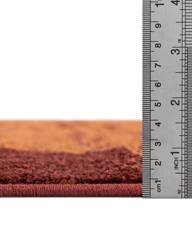 Tapete decorativo Unique Loom Autumn Collection ovalado 96 x 63 in miniatura 2
