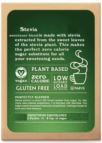 Stevia Zero Calorie Sweetener Portion, Sugar Substitute Packets, 800 ct image 5