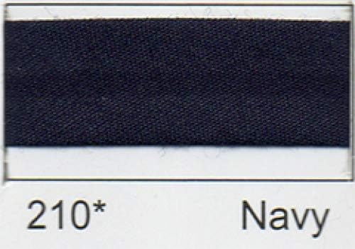 Essential Trimmings 50mm Polycotton Bias Binding Tape 2.5m Navy - per Pack