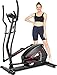 Profun Machine elliptique Home Trainer Vélo d'appartement elliptique Vélo elliptique 10 Niveaux de résistance/Écran LCD/Support de Tablette/Fréquence Cardiaque, Maximum : 390 Ibs