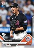 2025 Topps Now Jonah Tong #628 "The Canadian Cannon" is Victorious in MLB Debut New York Mets Rookie RC Baseball Card