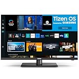 TuTu 25 Inch F-Series FHD Smart TV, Tizen OS Powered by SamsungTV1080p Full HD Central Stand TV with SamsungTV Plus, Netflix Disney+, Gaming Hub, HDR, Dolby Audio