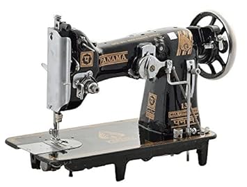 Panama Zig Zag Model (130K) Embroidery Tailor Machine (Chain Model), Black