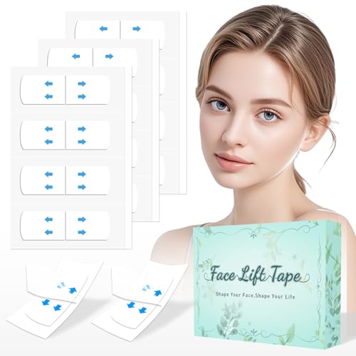 Image of Face Lift Tape Invisible, Neck Tape Lifting for Turkey Neck, 196 Pcs