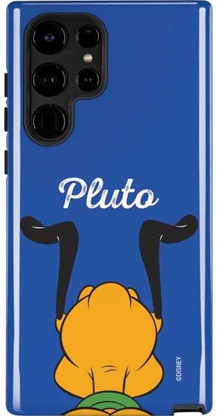 Skinit Impact Phone Case Compatible with Galaxy S24 Ultra - Officially Licensed Disney Friends Pluto Backwards Design