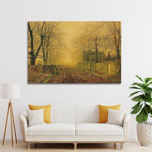 Art classique Grimshaw toile suspendue poésie automnale nostalgique - 3