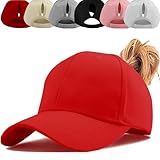 Matériau : Notre chapeau queue de cheval est fait de tissu de coton de haute qualité, la doublure du chapeau est fine, douce et légère, confortable à porter.