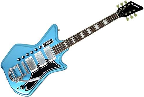 Eastwood Guitars Airline '59 Custom 3P DLX - G. Love Signature Black and Blue