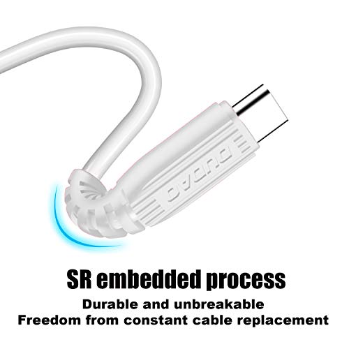 Image of DUDAO Unbreakable Fast Charging Cable Or Micro USB Cable For Charging And Data Sync (1 Meter, White)