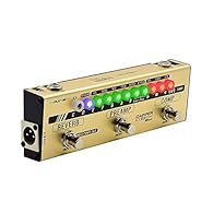 Acoustic Guitar D.I. (XLR Output) with Multi-Effects, working with other Acoustic Instruments as well Analog PREAMP with 3-band EQ & Anti-Feedback (Notch Filter) that Eliminates the Unnecessary Microphonics Classic Studio-Sounding Analog Compressor f...