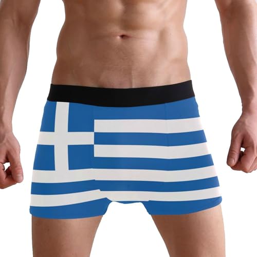 Greek Flag Mens Underwear Boxer Briefs2