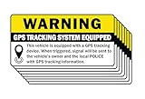 Sticky Expressions | GPS Tracking Sticker for Car (8 Pcs) - Strong, Adhesive, Waterproof, UV Resistant Anti Theft Stickers for Cars - Perfect GPS Sticker for Enhanced Security & Peace of Mind