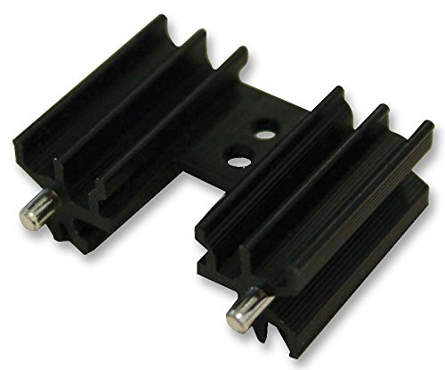 MULTICOMP - MC33291 - Heat Sink, PCB, 11.4 °C/W Square Extruded TO-220 12.5 mm 24.99 mm 34.5 mm-6pack