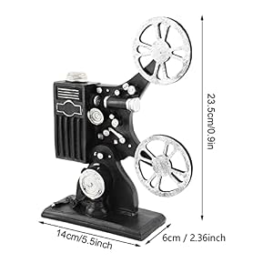Music Box Movie Film Projector Model Vintage Decor Movie Room Decor home theater accessories for Model Desktop Crafts Home Decoration