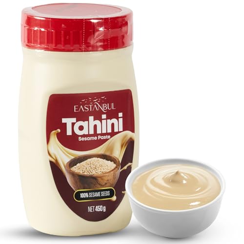 Eastanbul Tahini Paste for Hummus Tahin for Dubai Chocolate Tahini Cream Tahini Sauce 450g