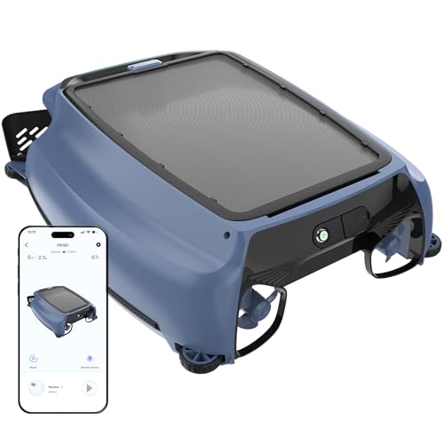 BOTLUXE PS100 Solar Pool Skimmer Robot – Active Solar Tracking, 24/7 Continuous Cleaning, 6L...
