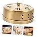GARVALON Moxibustion Tank Copper Smokeless Moxibustion Burner Container for Therapeutic Massage Design Portable Relaxation Tool for Home and Travel