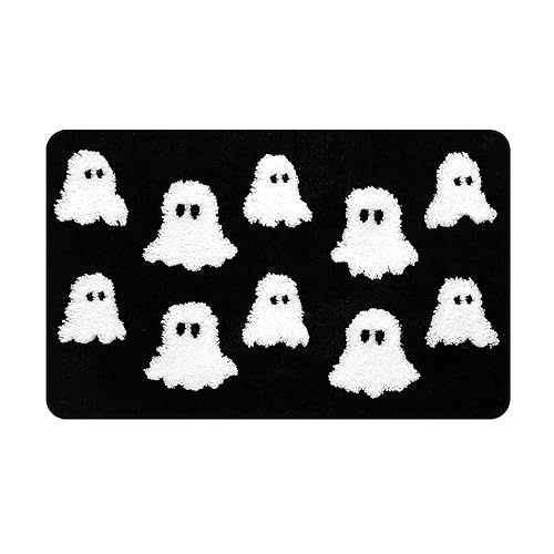 Classic Halloween Doormat 40x60cm - Non-Slip Scary Design Entrance Rug for Porch or Kitchen, Home Festival Decor and Dirt Protection